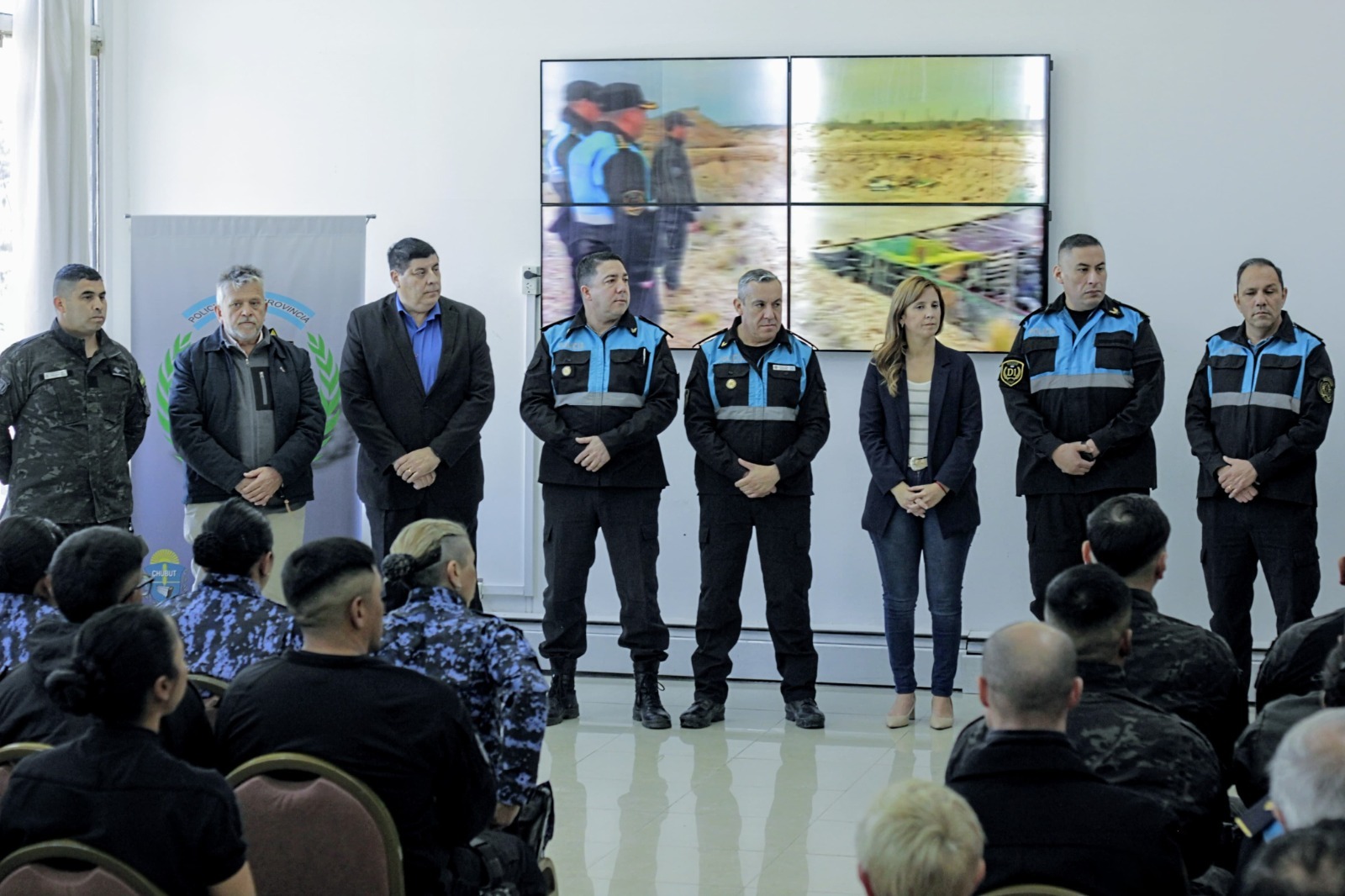 Efectivos de la Policía del Chubut cumplieron con el “II Curso de Intervenciones Carcelarias”