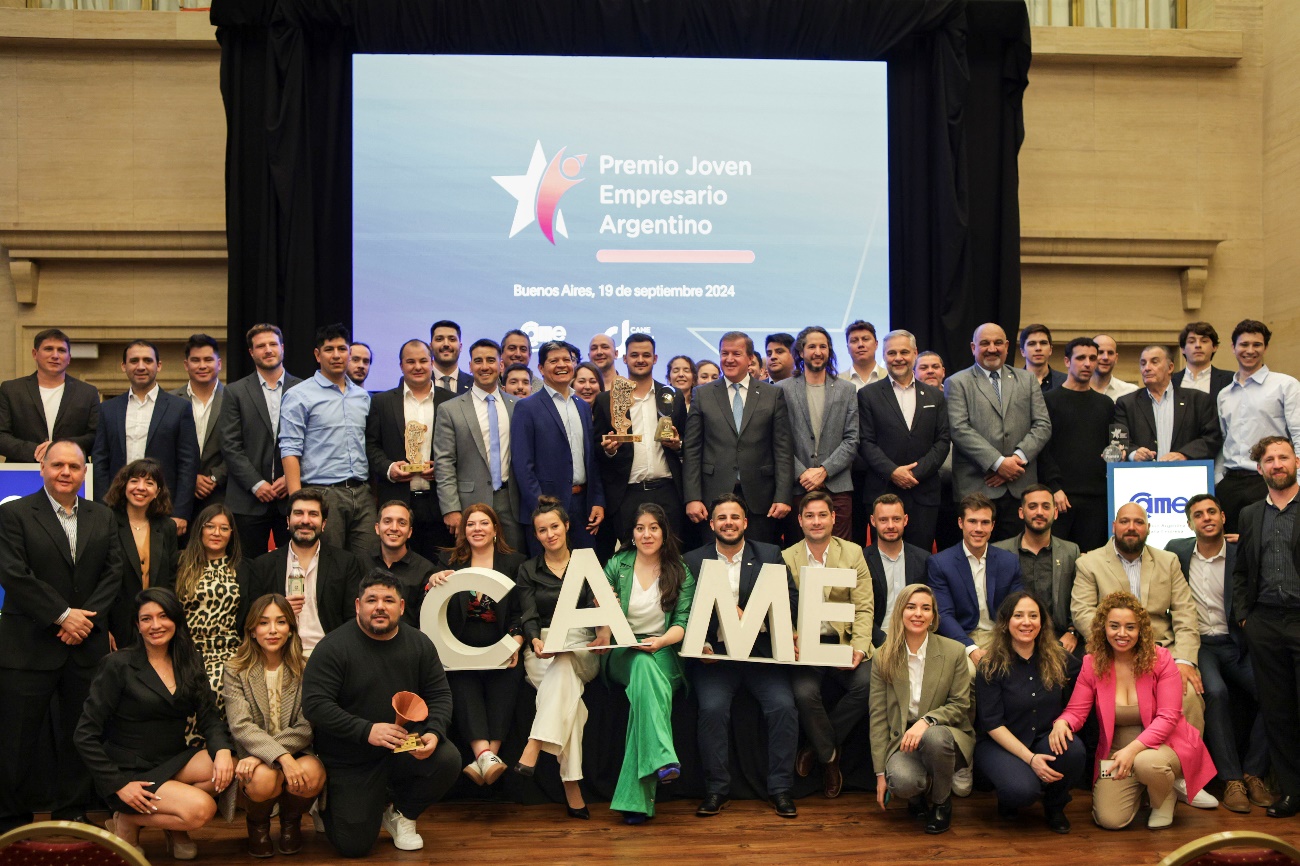 Empresario entrerriano ganó el Premio Joven Empresario Argentino 2024 que entrega CAME