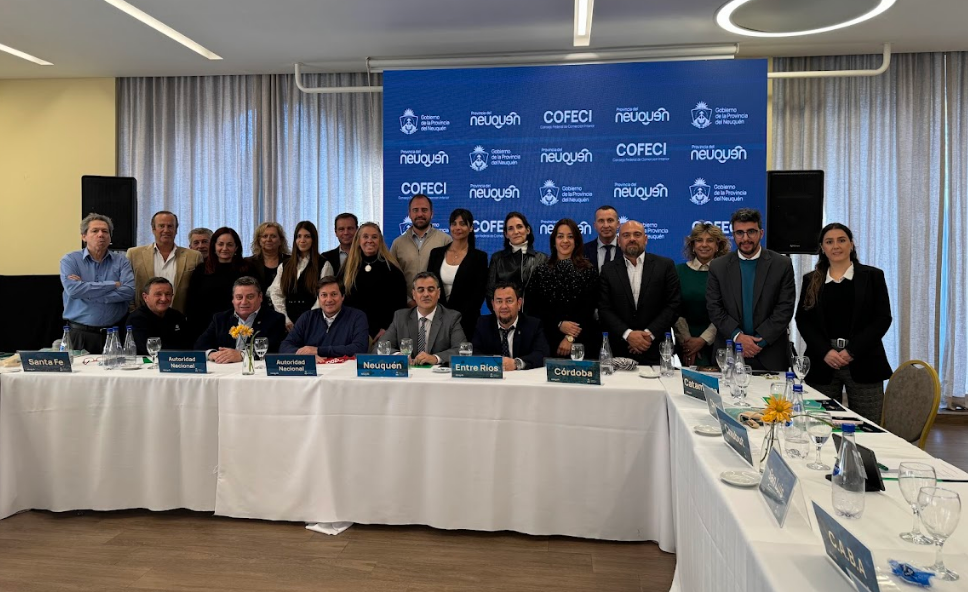 Regulación comercial, protección al consumidor y abastecimiento, entre los tópicos de la cumbre del Consejo Federal de Comercio Interior en la que participó Chubut