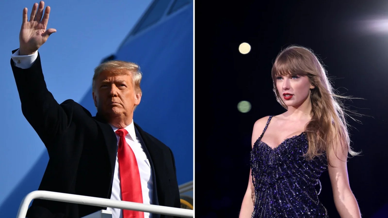 Taylor Swift apoyó a Kamala Harris y Donald Trump le declaró la guerra: “La odio”