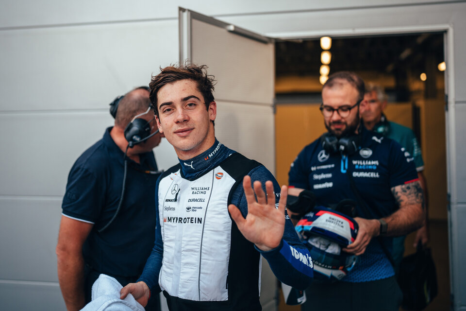 Franco Colapinto sueña con que la Fórmula 1 vuelva a la Argentina