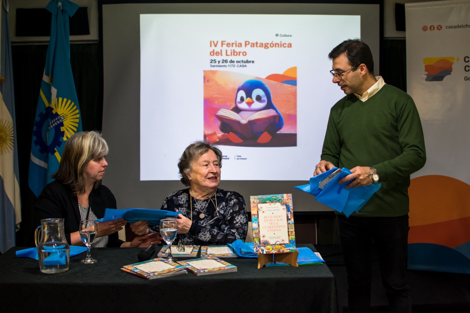 Con el apoyo del Gobierno Provincial, se realizó la IV Feria Patagónica del Libro en la Casa del Chubut en Buenos Aires