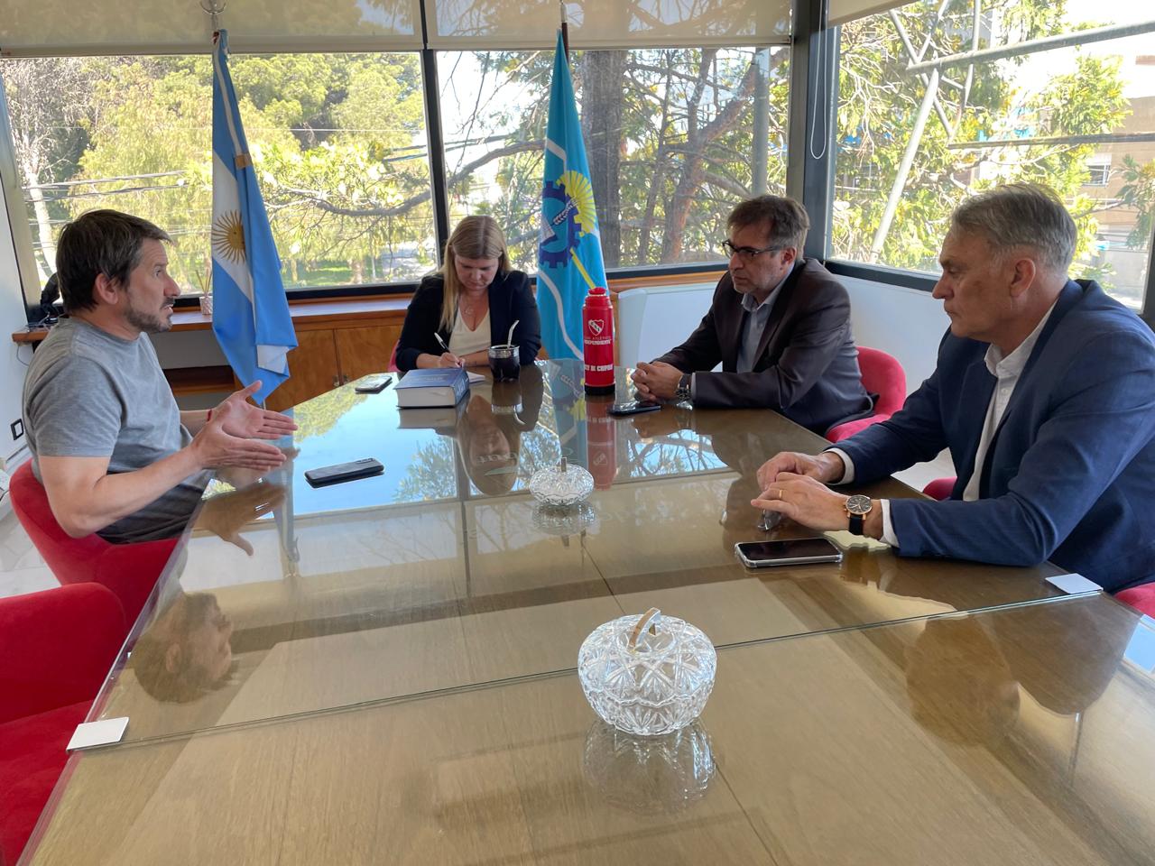 Merino se reunió con ministros del Superior Tribunal de Justicia con la mira puesta en la seguridad en Trelew