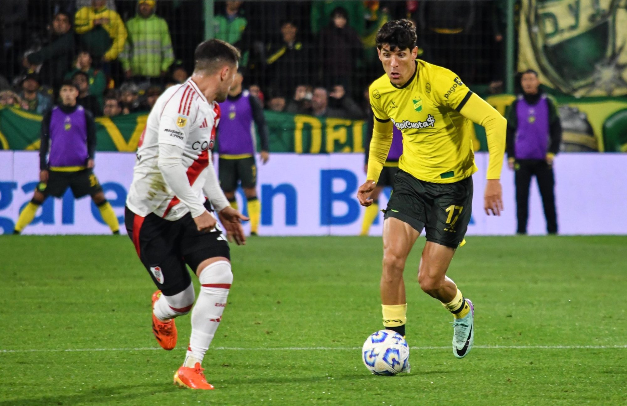 Con equipo alternativo, River empató 0-0 ante Defensa y Justicia