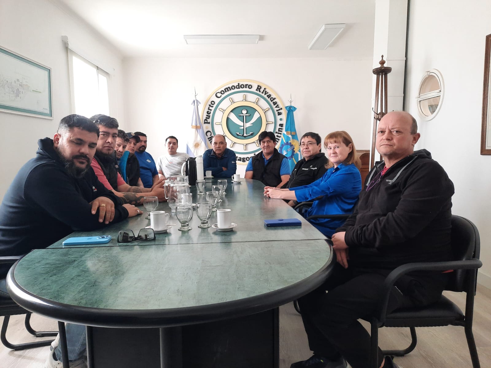 La Administración del Puerto de Comodoro Rivadavia recibió a la conducción del SUPA