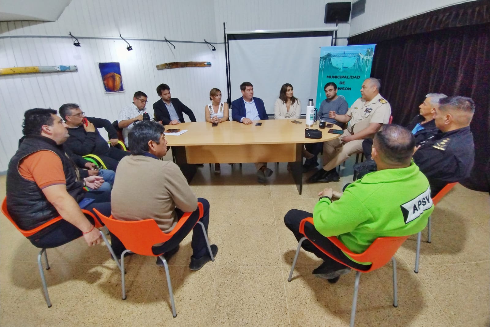 Rawson y Provincia articulan acciones para brindar mayor seguridad en el Puerto capitalino