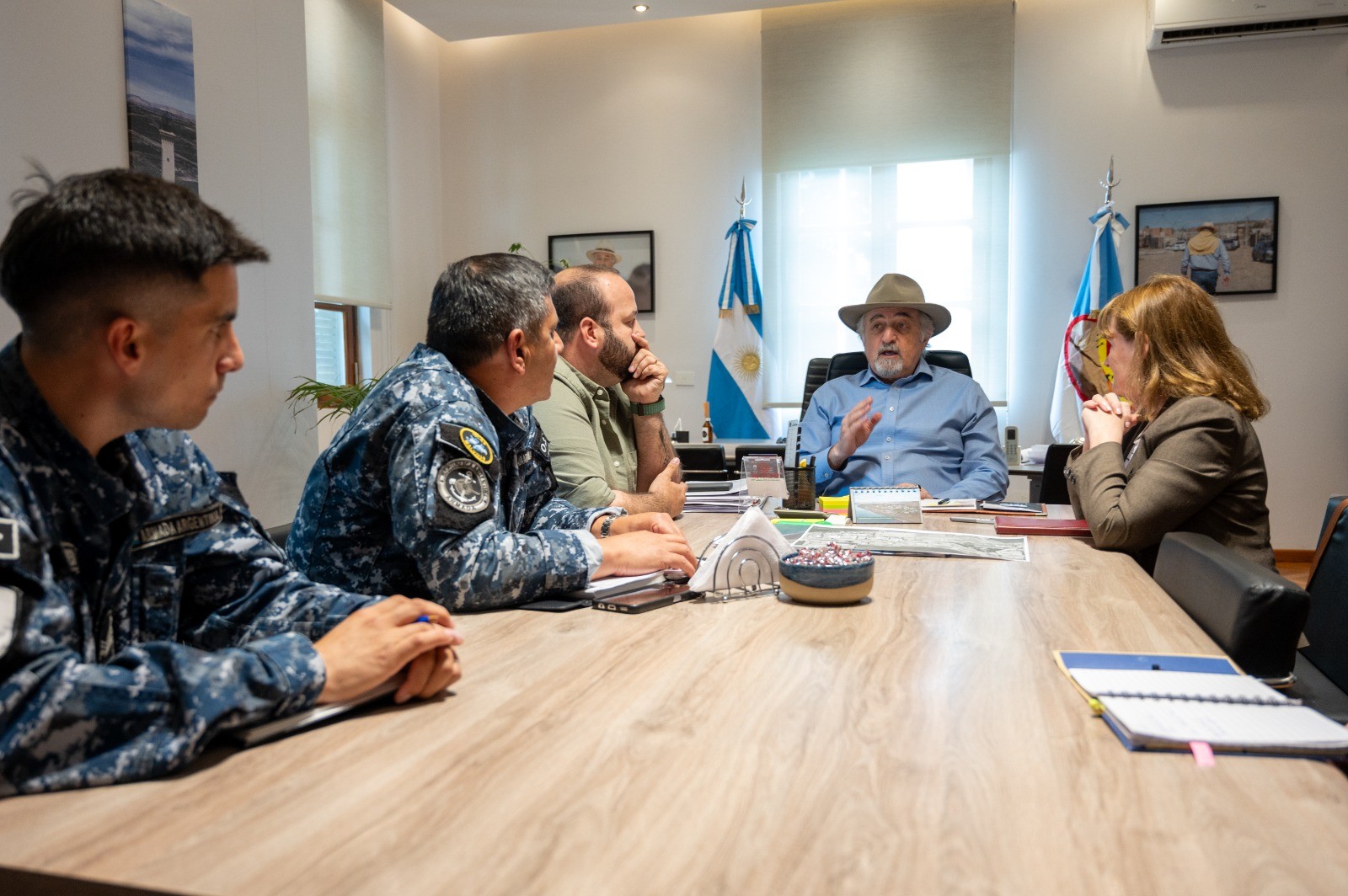 Macharashvili se reunió con la administradora del Puerto por el desarrollo de los prestadores náuticos en Comodoro