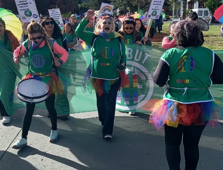 Activa participación de ATE Chubut en la sexta Marcha Provincial del Orgullo LGBTIQ+ en Esquel