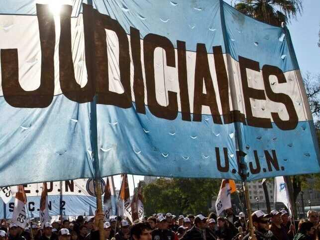 Gremio de judiciales de la Nación realiza una jornada de protesta y confirmó un paro de actividades para este viernes