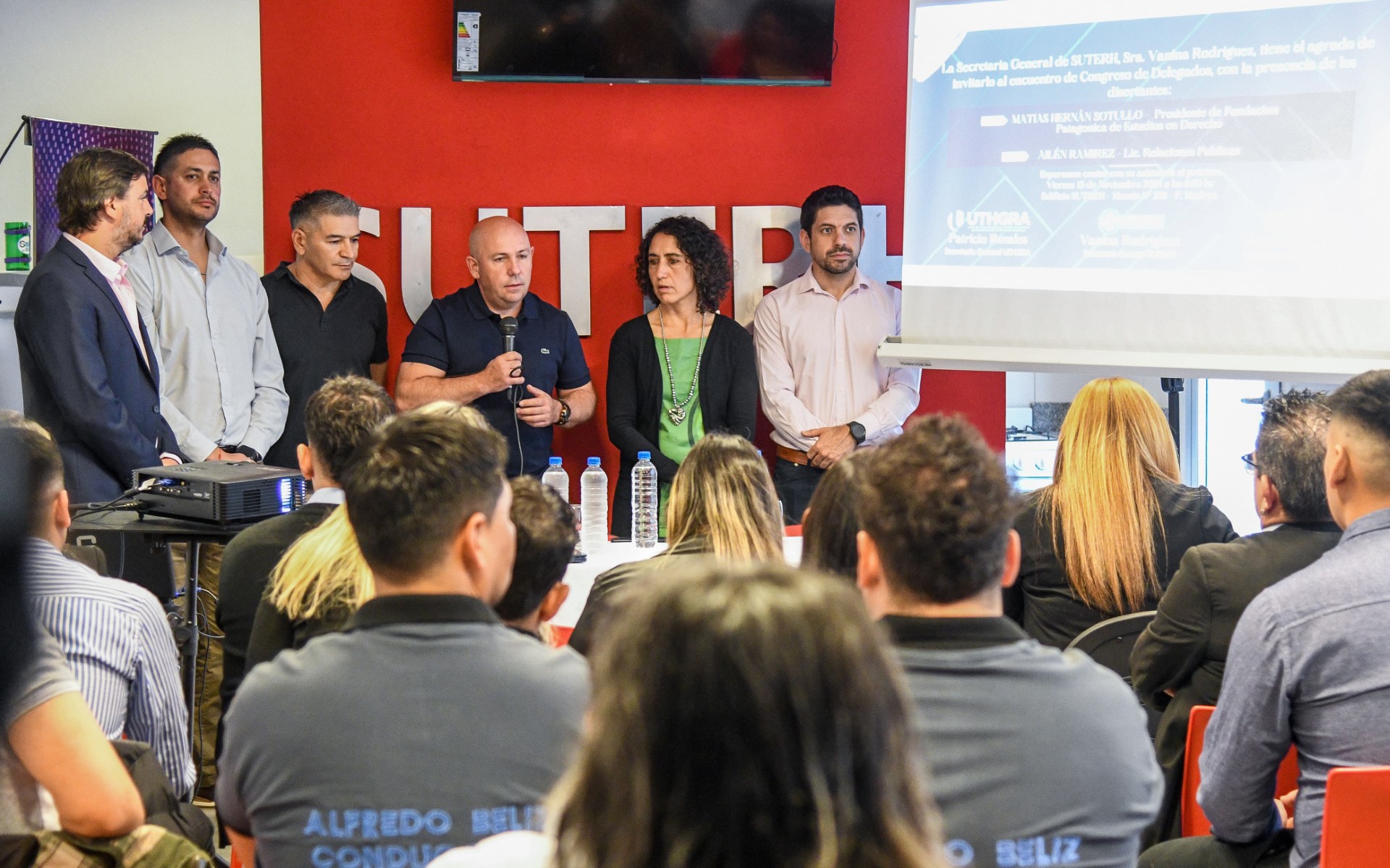 Sastre participó de un congreso de delegados para resguardar los derechos de los trabajadores de distintos sectores