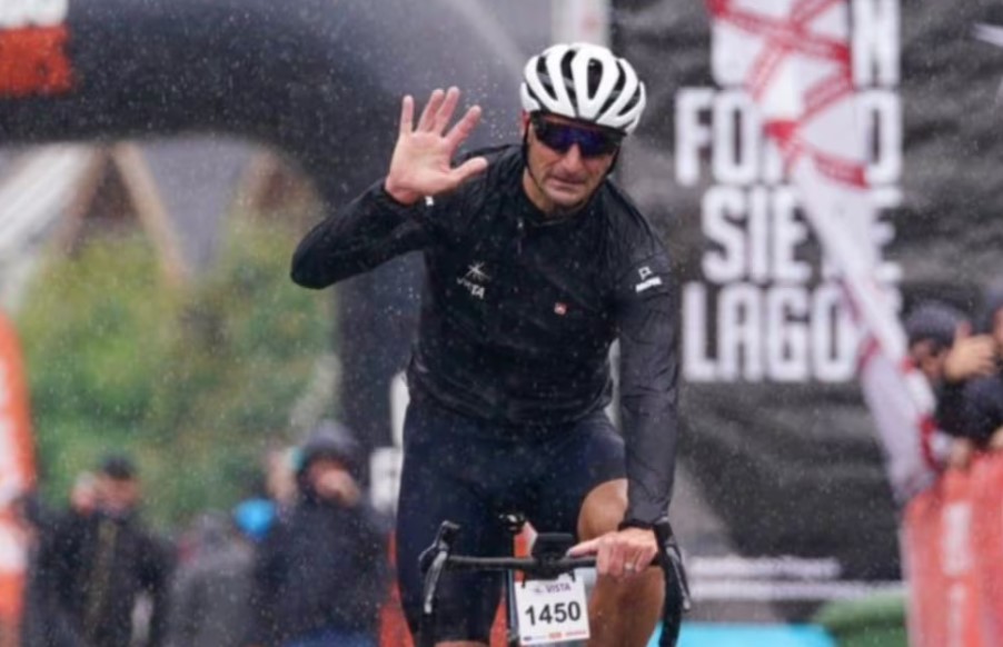 Scaloni y Aimar participaron de un desafío en la Patagonia