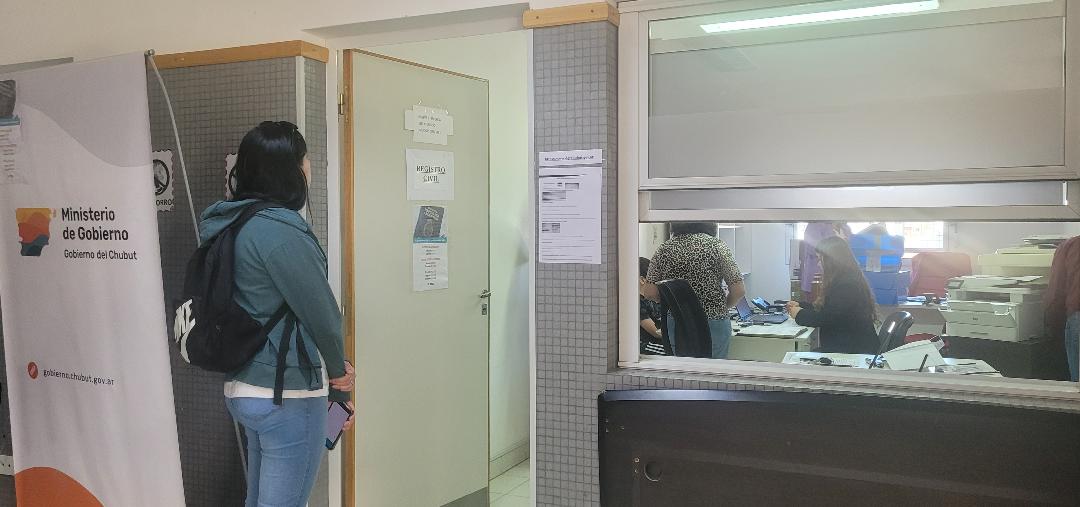 Provincia informó que la oficina del Registro Civil de Rada Tilly comenzó a funcionar en el edificio del Hospital Rural