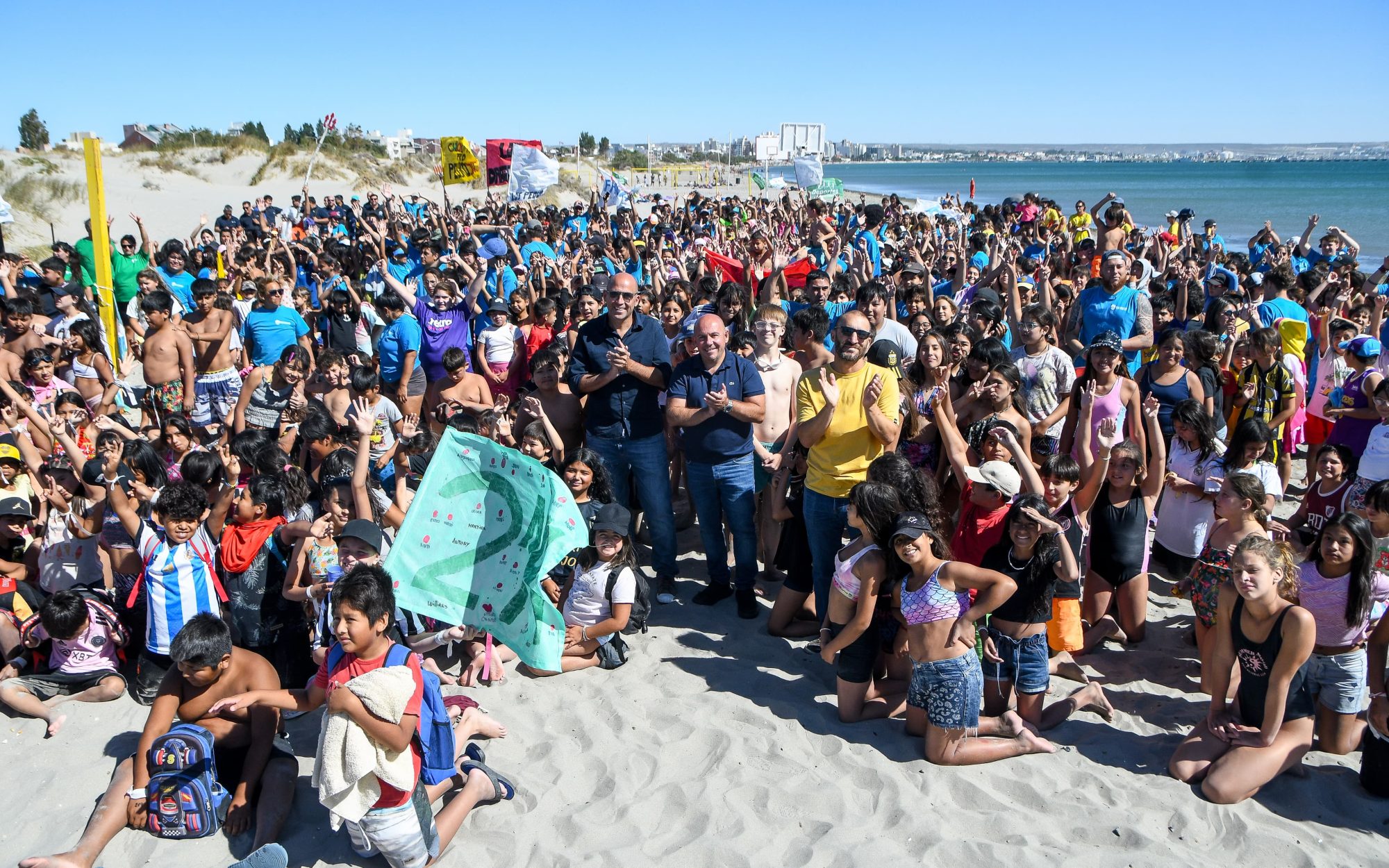 Sastre encabezó el cierre de la Colonia Municipal de Verano