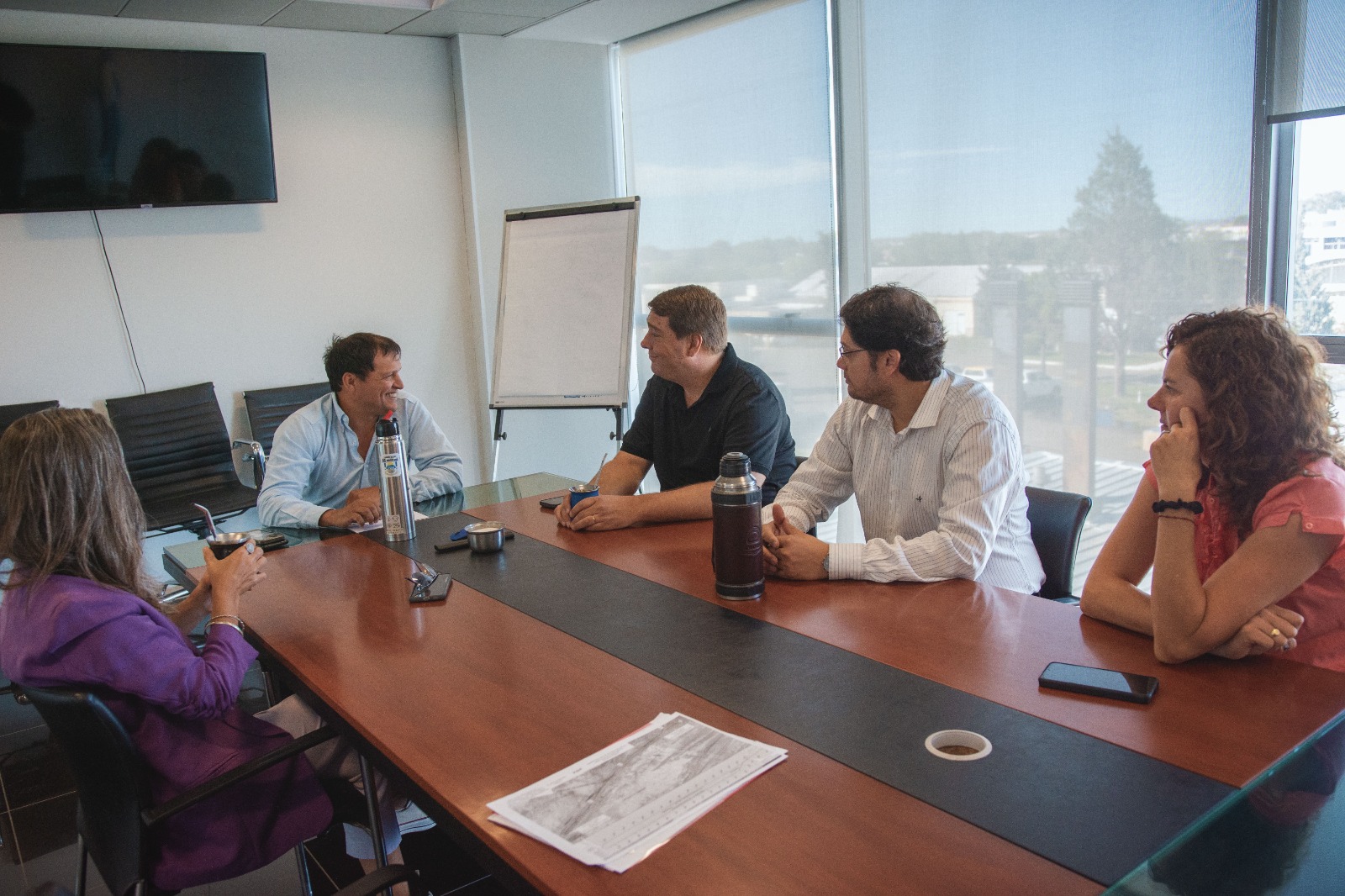 Biss se reunió con el presidente de Vialidad Provincial para dialogar sobre proyectos de infraestructura para Rawson