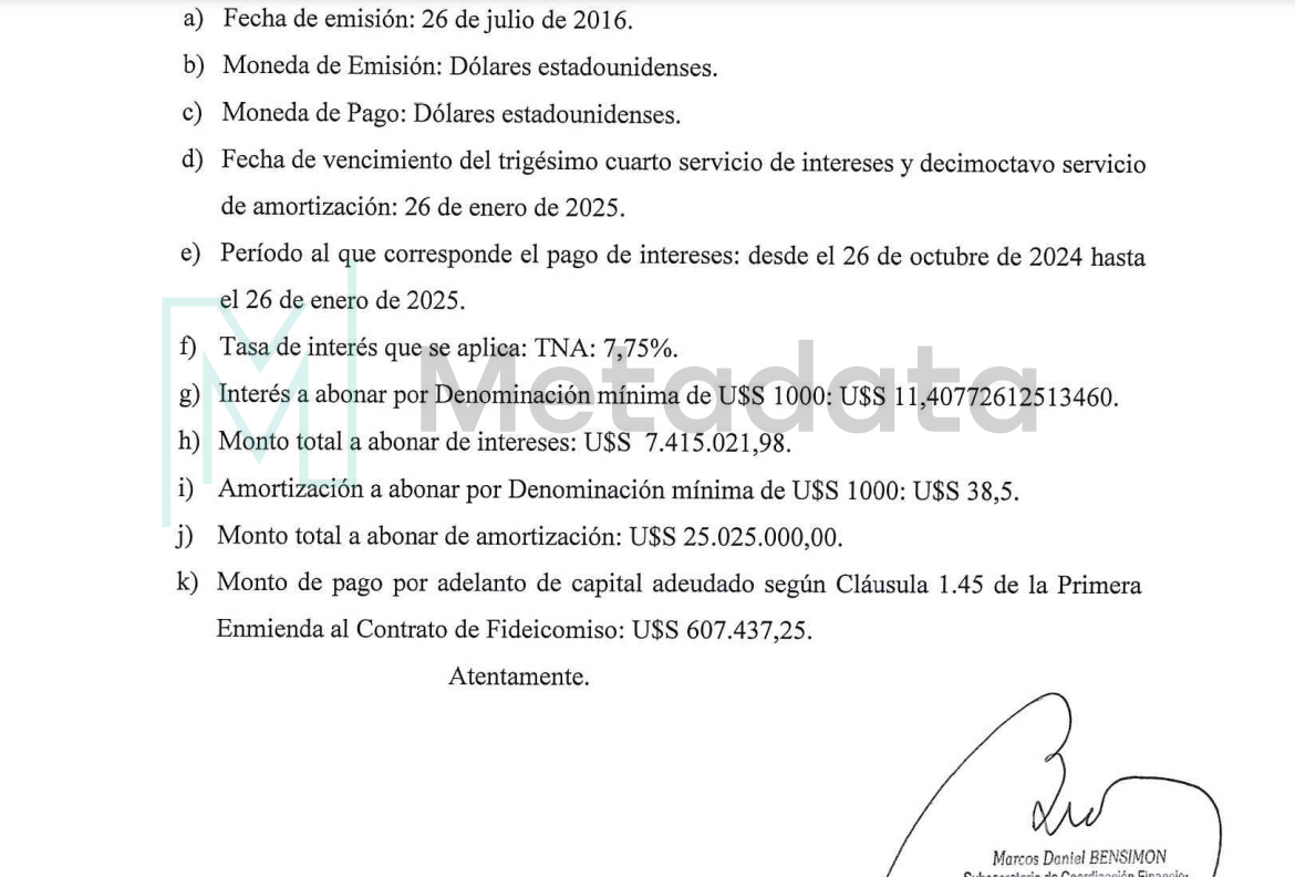 Chubut: Ayer se escurrieron 33 millones de dólares por el pago del BOCADE, una cifra mayor a las regalías que deja el petróleo mensualmente