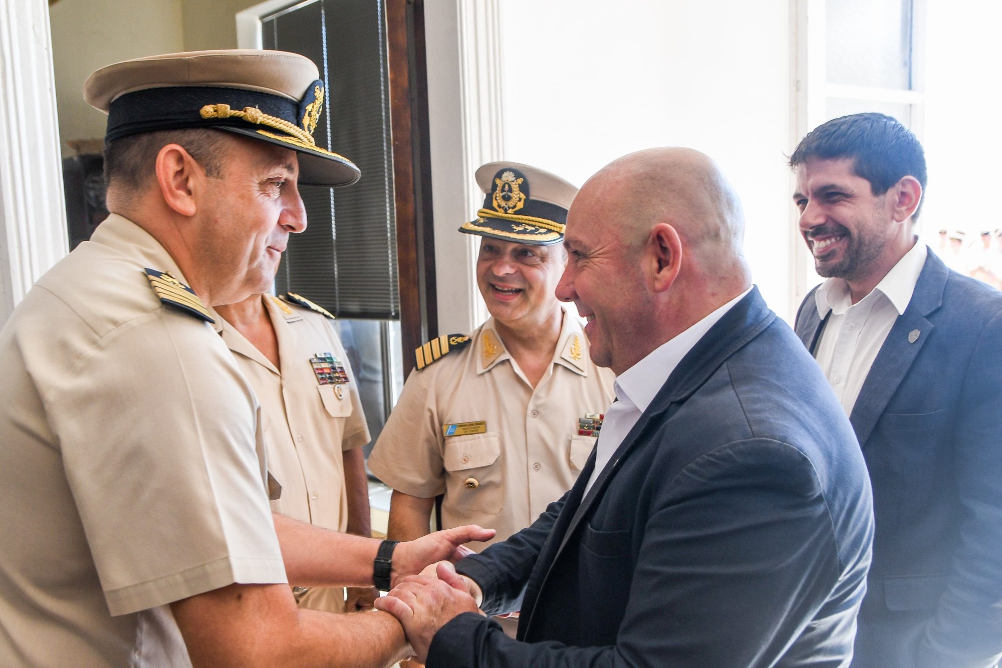 Sastre destacó las acciones conjuntas con la Prefectura Naval Argentina