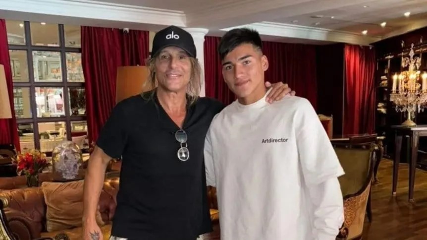 Claudio Paul Caniggia es el nuevo representante de una de las joyas de River que es oriundo de Comodoro Rivadavia