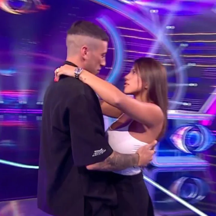 El reencuentro más esperado en Gran Hermano: Giuliano y Jenifer, a los besos fuera de la casa