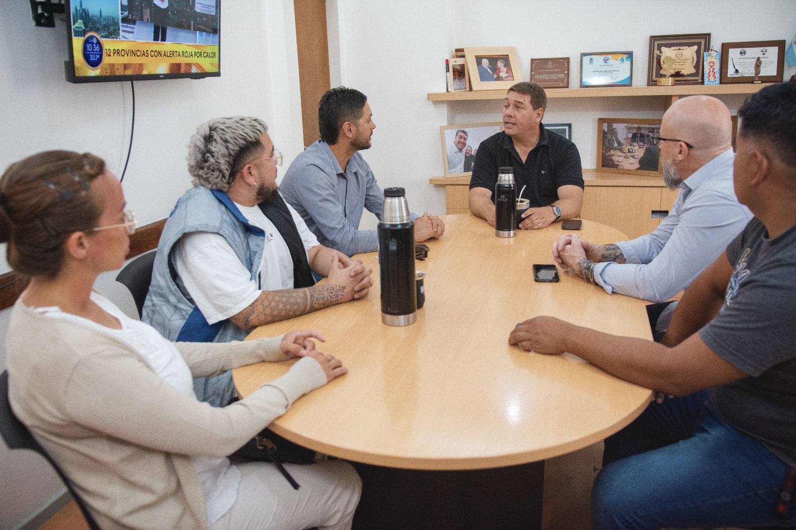 Biss se reunió con el subsecretario general del Sindicato de Empleados de Comercio para potenciar el Parque Rawson