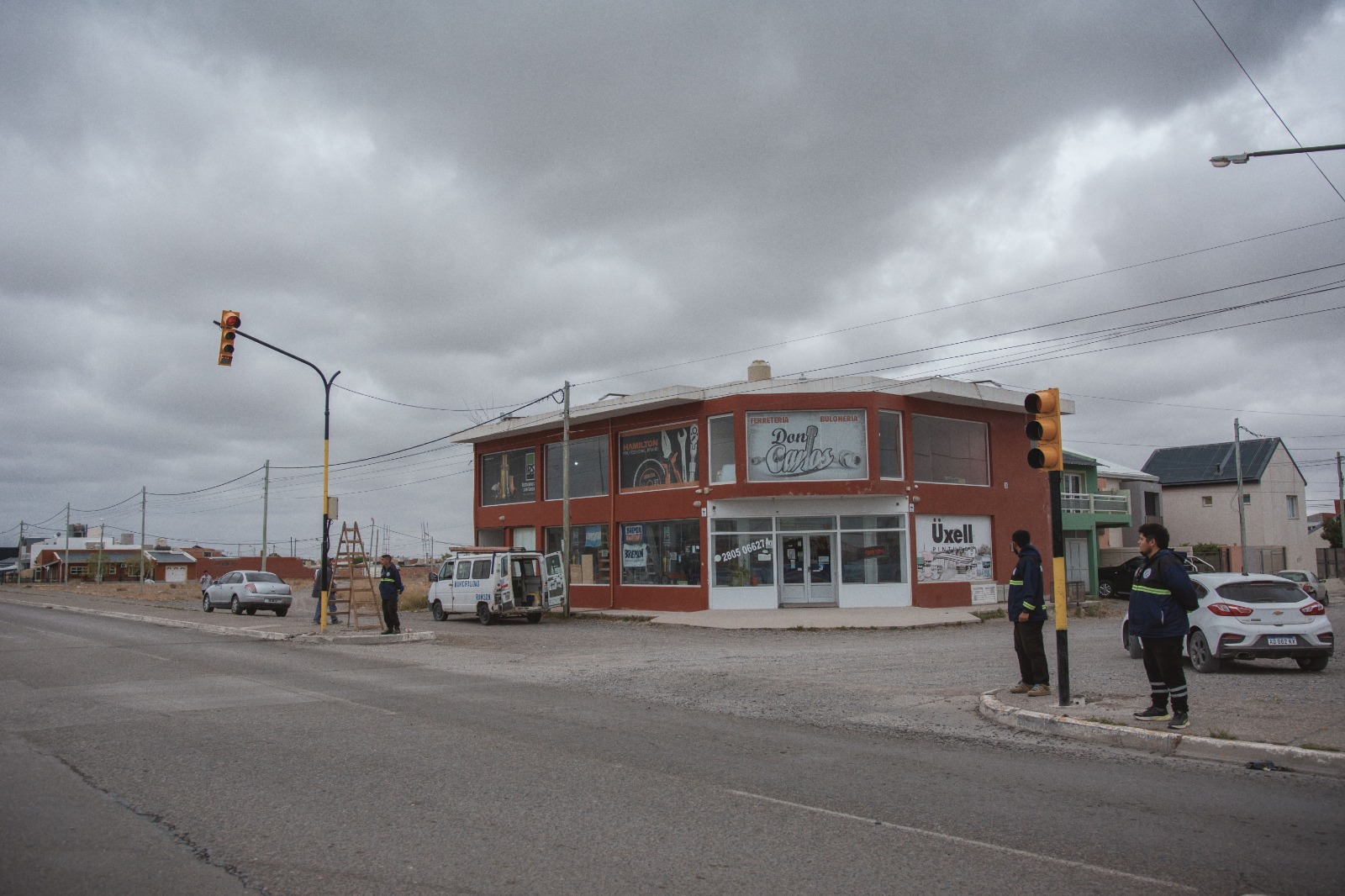 El Municipio avanza con la instalación de nuevos semáforos en Playa Unión