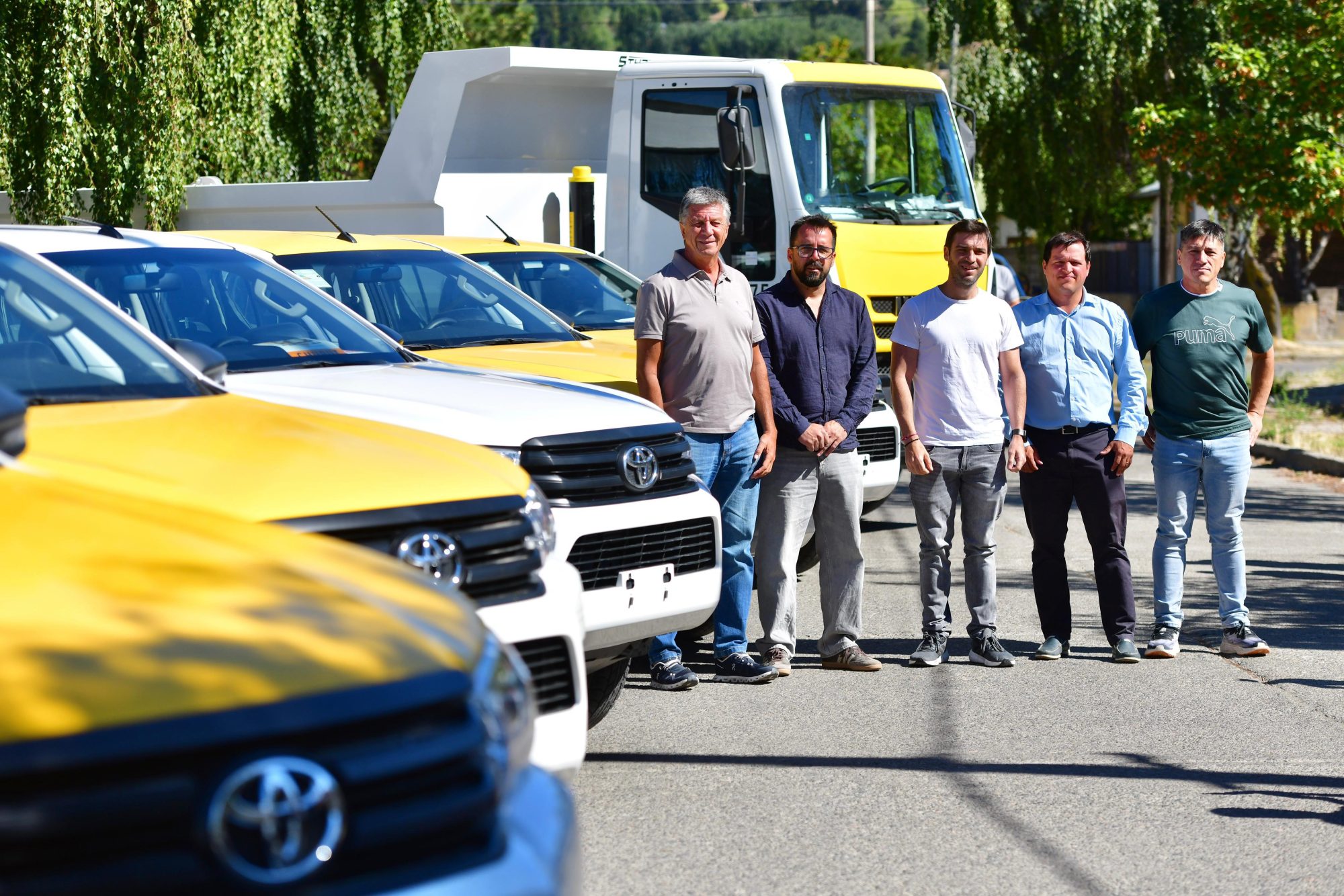 Torres: “Seguimos reforzando el parque automotor de Vialidad Provincial para mejorar las tareas en terreno y el control de incendios”