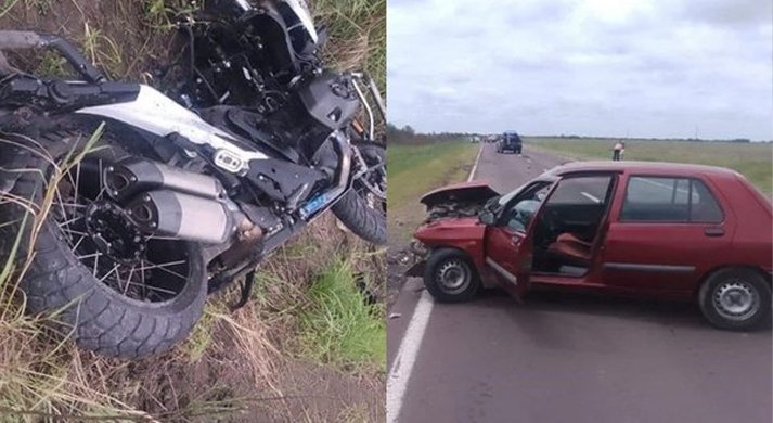 El “Chino” Maidana salió ileso tras sufrir un accidente con su moto y quedar internado