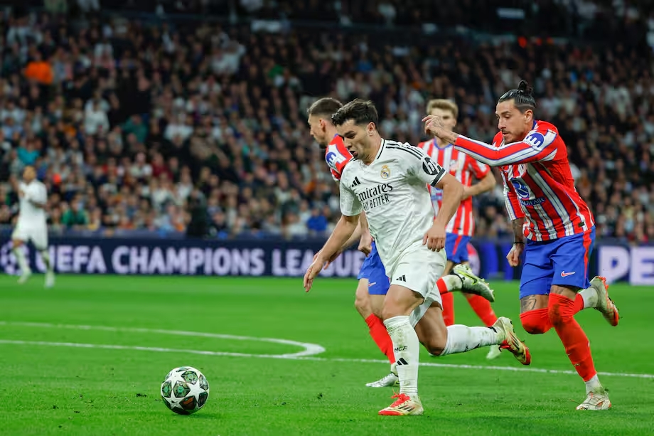 Champions League: A pesar del golazo de Julián Álvarez, Real Madrid venció al Atlético en la ida de los octavos de final