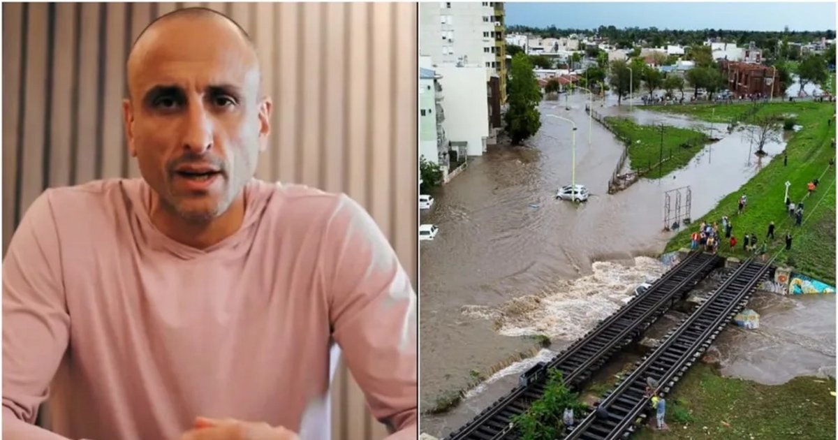 Manu Ginóbili pidió ayuda para Bahía Blanca y se sumó a la campaña solidaria: “Hay gente que perdió todo”