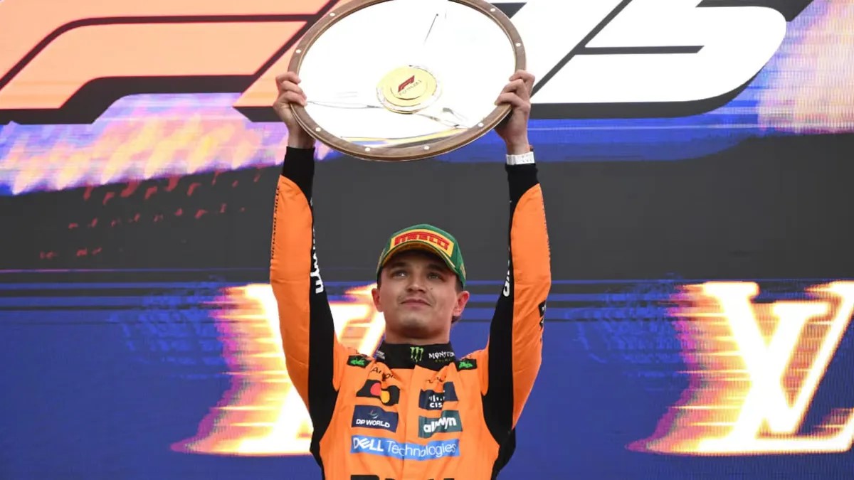Lando Norris se quedó con la primera carrera de Fórmula 1 y se coronó en el Gran Premio de Australia