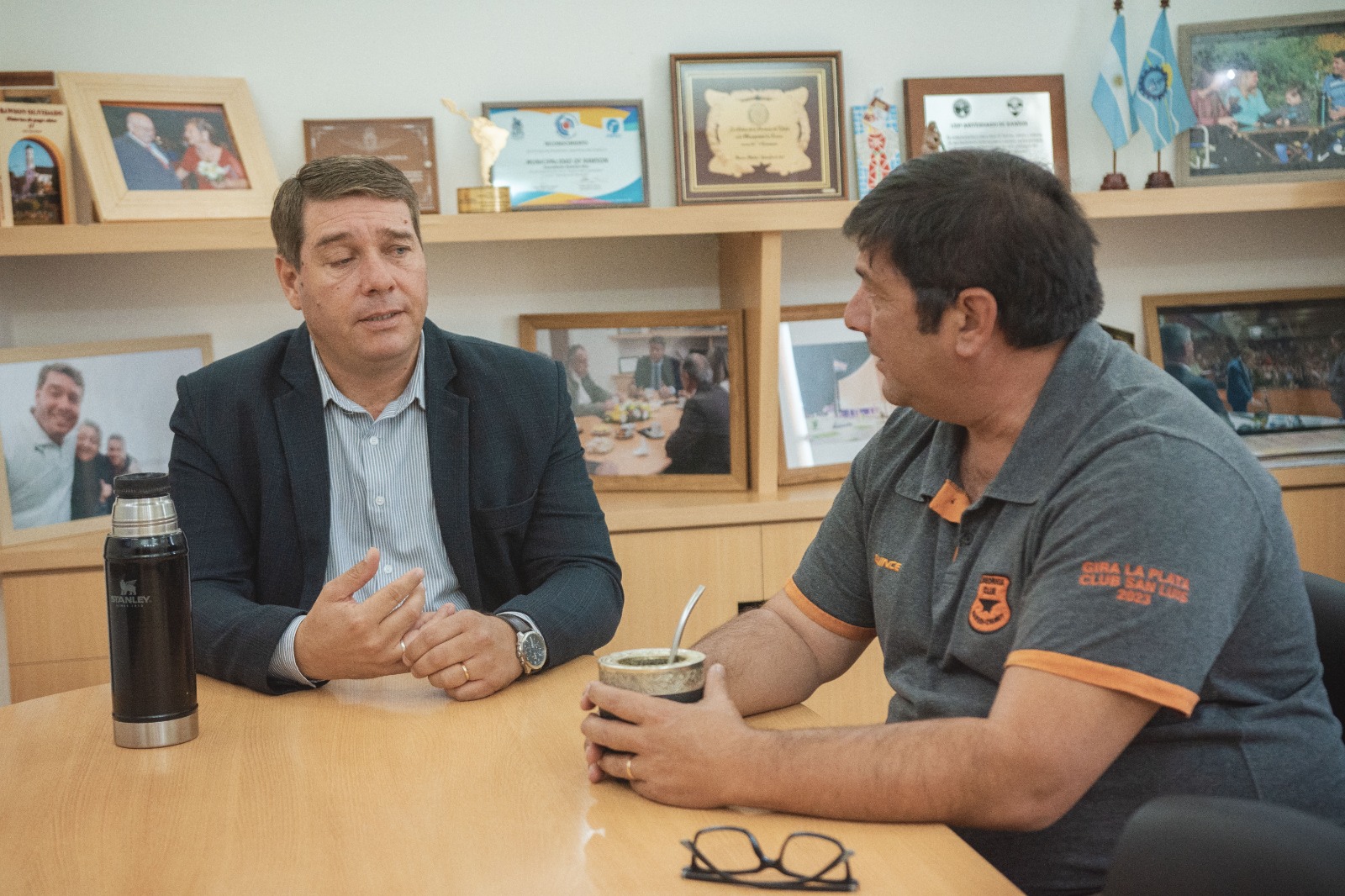 Biss se reunió con el presidente del Bigornia Club para dialogar sobre los proyectos y obras del 2025