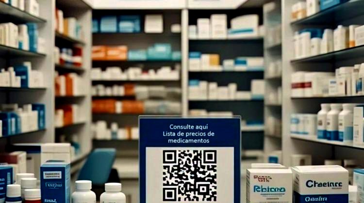 Farmacias deberán mostrar un código QR con la lista de precios de los medicamentos