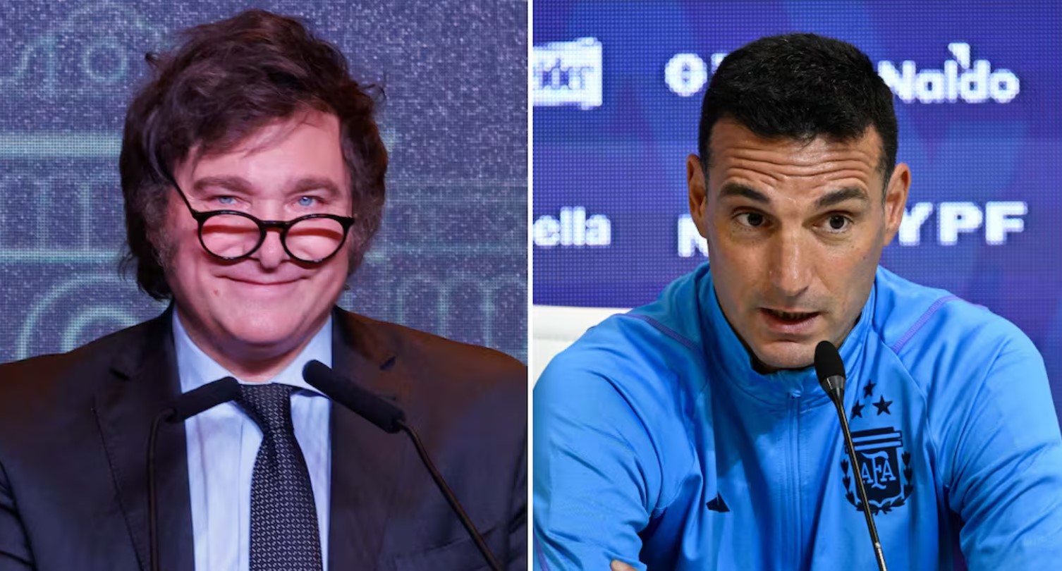 Milei se deshizo en elogios para Scaloni y Messi: Dijo que no se puede comparar con el técnico porque “es infinitamente mejor que yo”