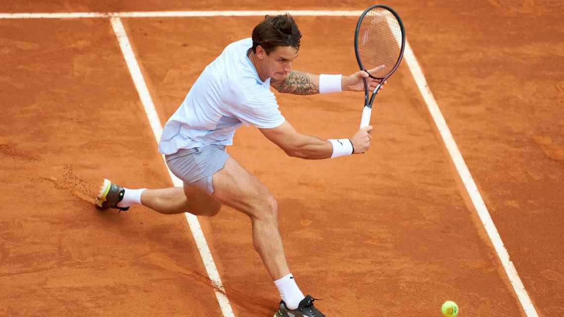 Ugo Carabelli, Comesaña y Burruchaga avanzan en el Masters 1000 de Roma