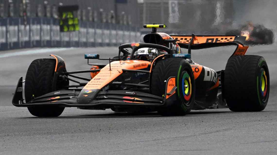 Norris se quedó con la victoria en la polémica sprint de Miami