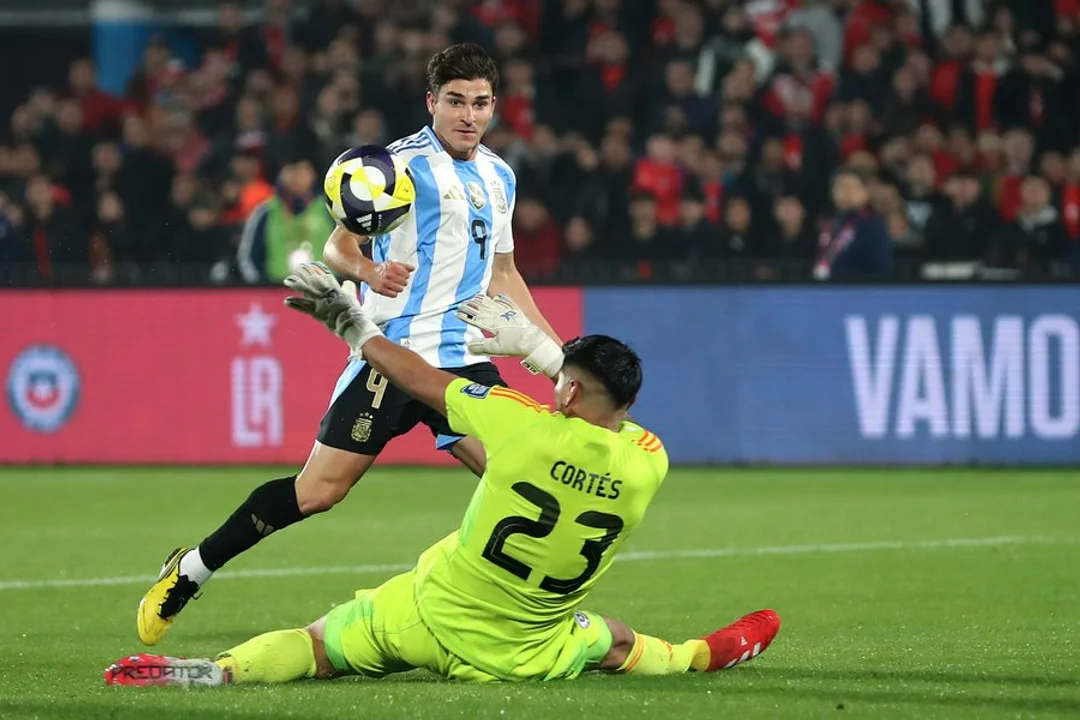 Con Álvarez como figura, la Selección argentina venció a Chile por las Eliminatorias Sudamericanas