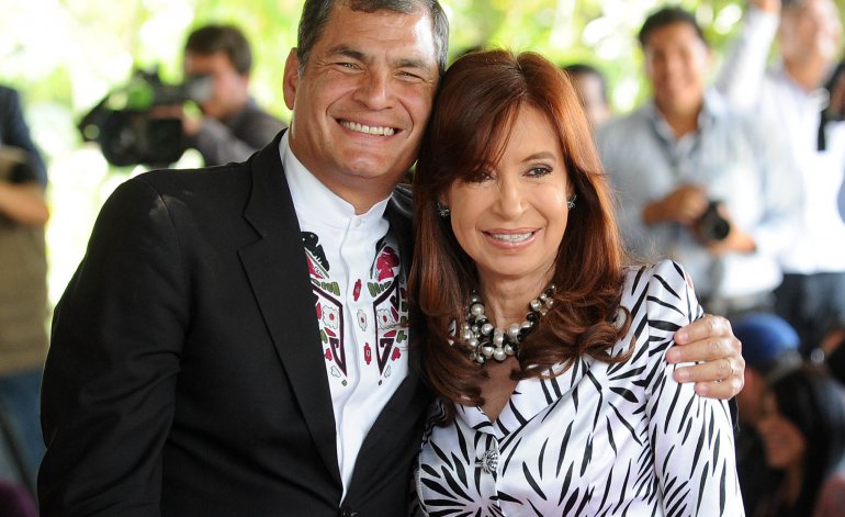 Evo Morales y Rafael Correa se solidarizaron con Cristina Kirchner
