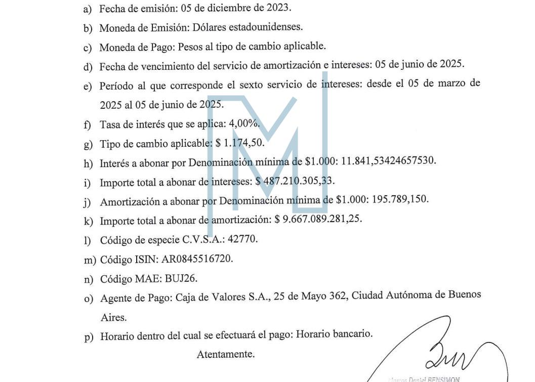 Crujen las arcas de Chubut: El Gobierno pagó más de $ 10.000 millones por el vencimiento de una Letra del Tesoro en dólares emitida por la gestión anterior
