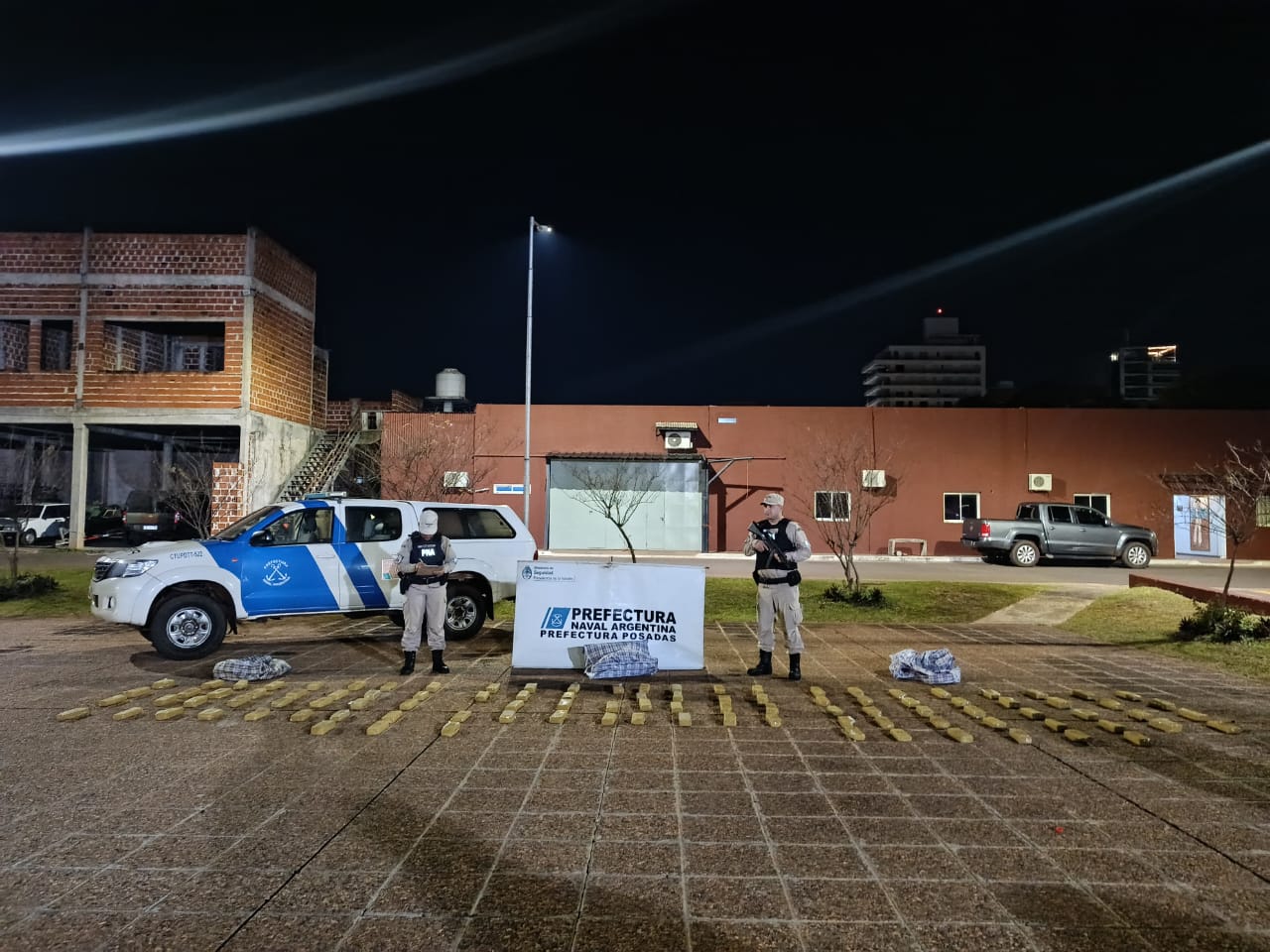 Prefectura secuestró más de 200 kilos de droga en Misiones valuados en más de $ 700 millones