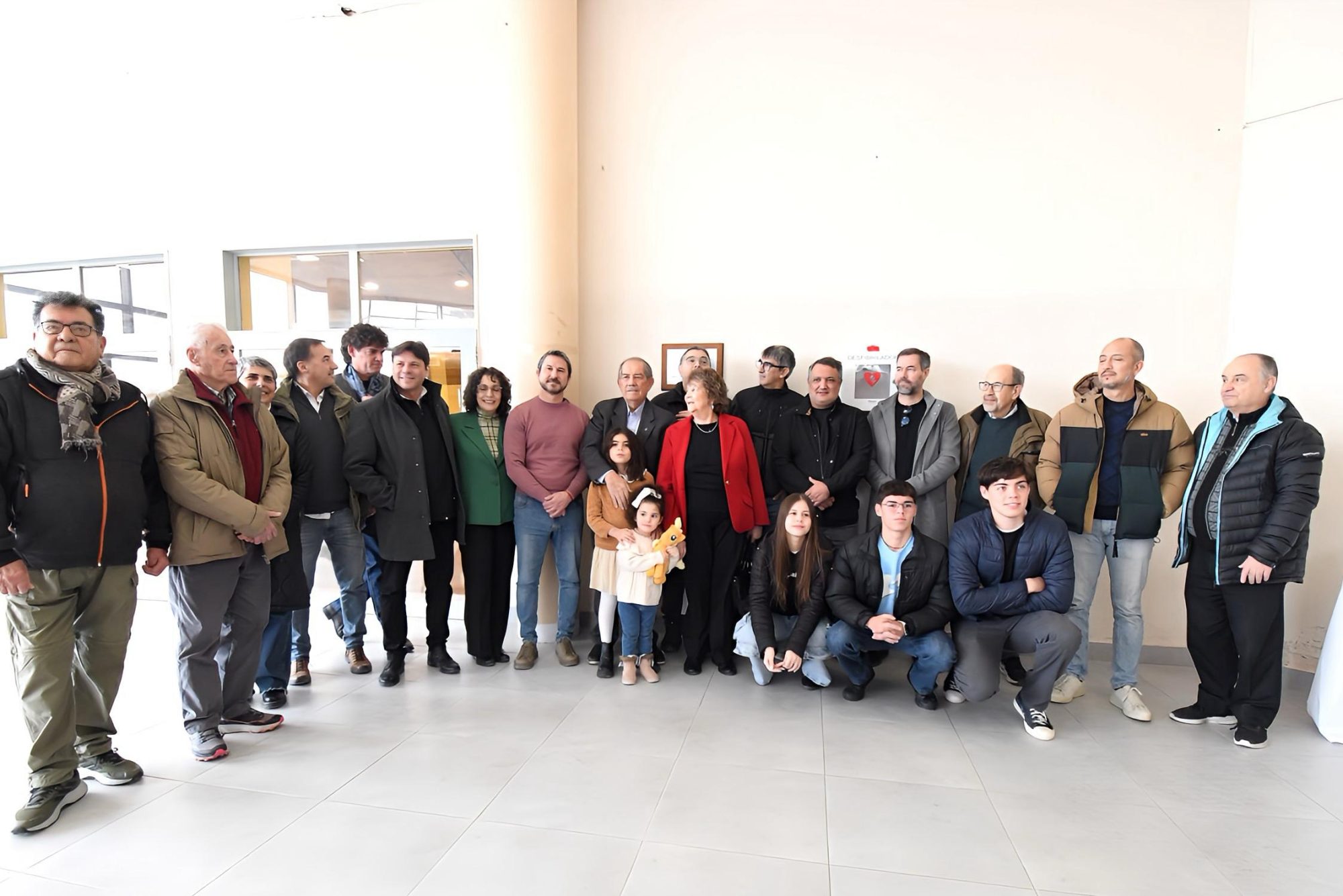 Merino acompañó el homenaje a Rubén Villagra en el predio ferial