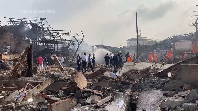 Una explosión en una fábrica química de India deja una saldo de 35 muertos