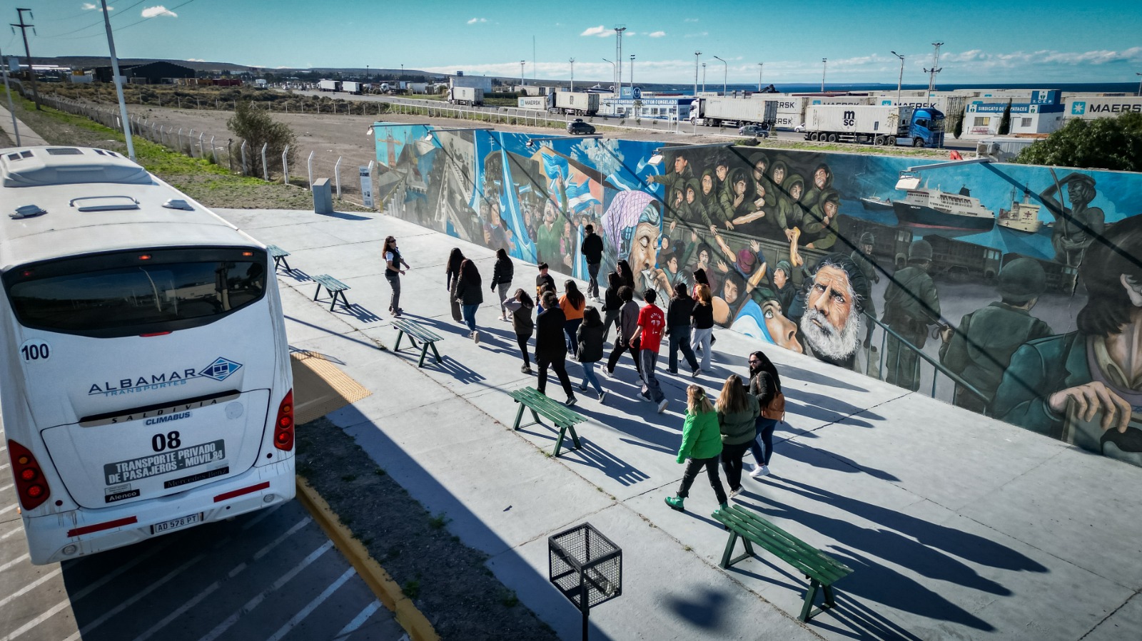 Provincia promociona las visitas guiadas a los muelles de Puerto Madryn durante las vacaciones de invierno