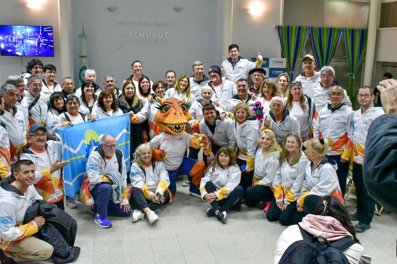 Provincia acompaña a delegación de chubutenses que participará en Salta de los Juegos Nacionales Evita