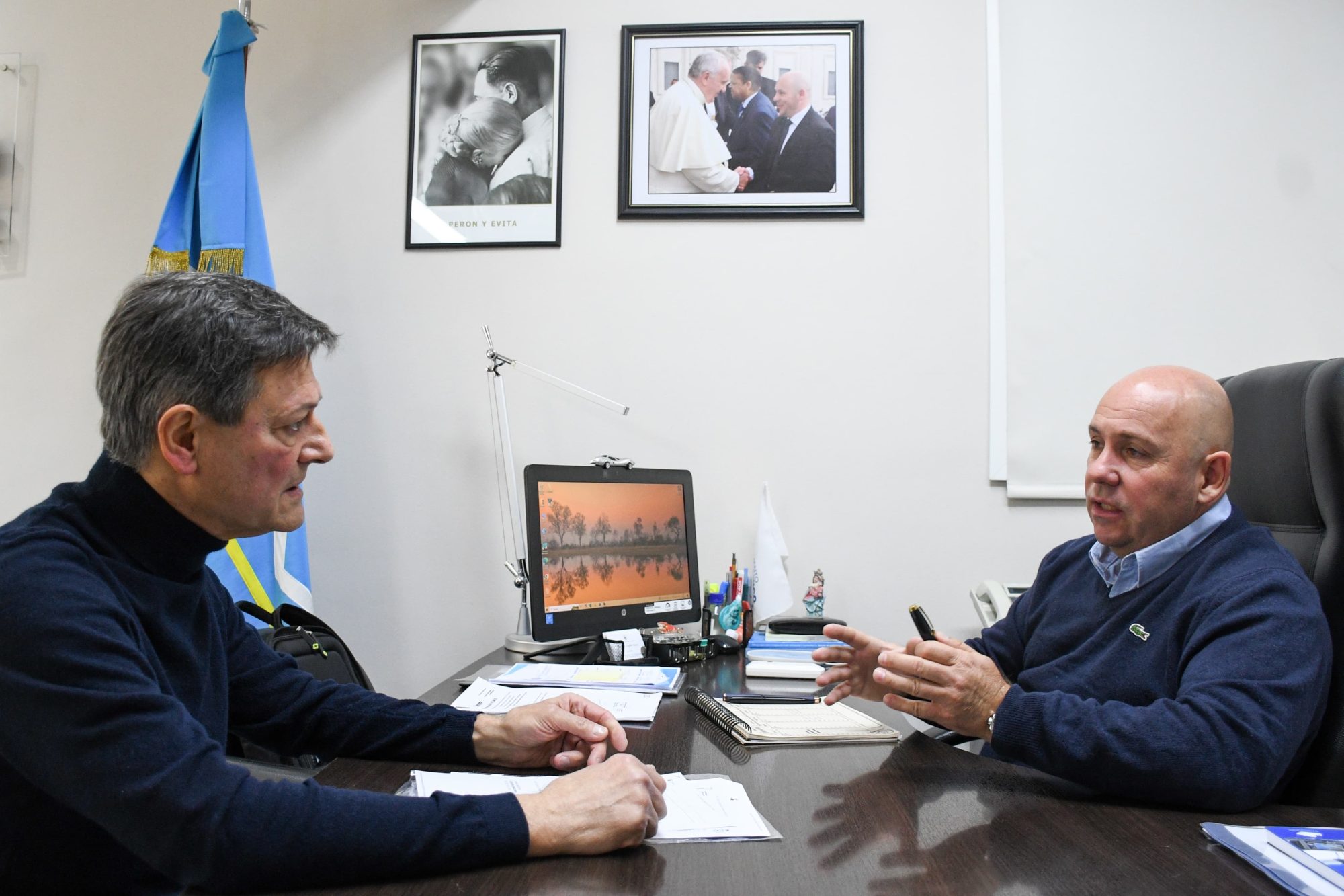 Sastre recibió al diputado provincial Fabián Gandón