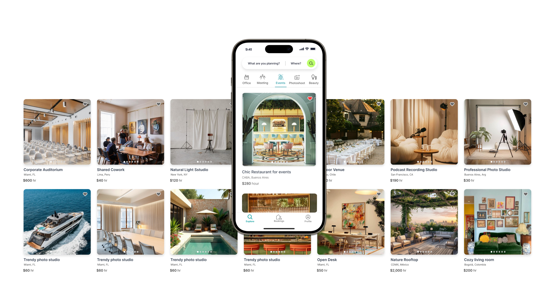 Radiografía de los eventos modernos: estudios fotográficos y casas particulares son los espacios más alquilados de 2025