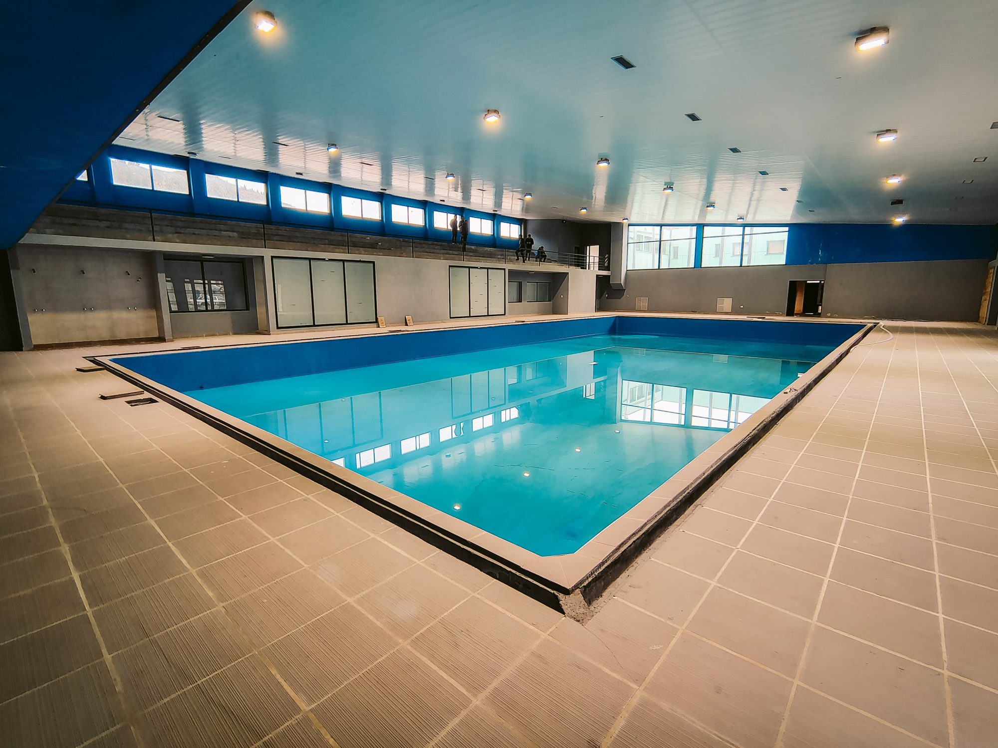 Avanza con éxito el protocolo de pruebas en el natatorio del Centro de Encuentro de Esquel