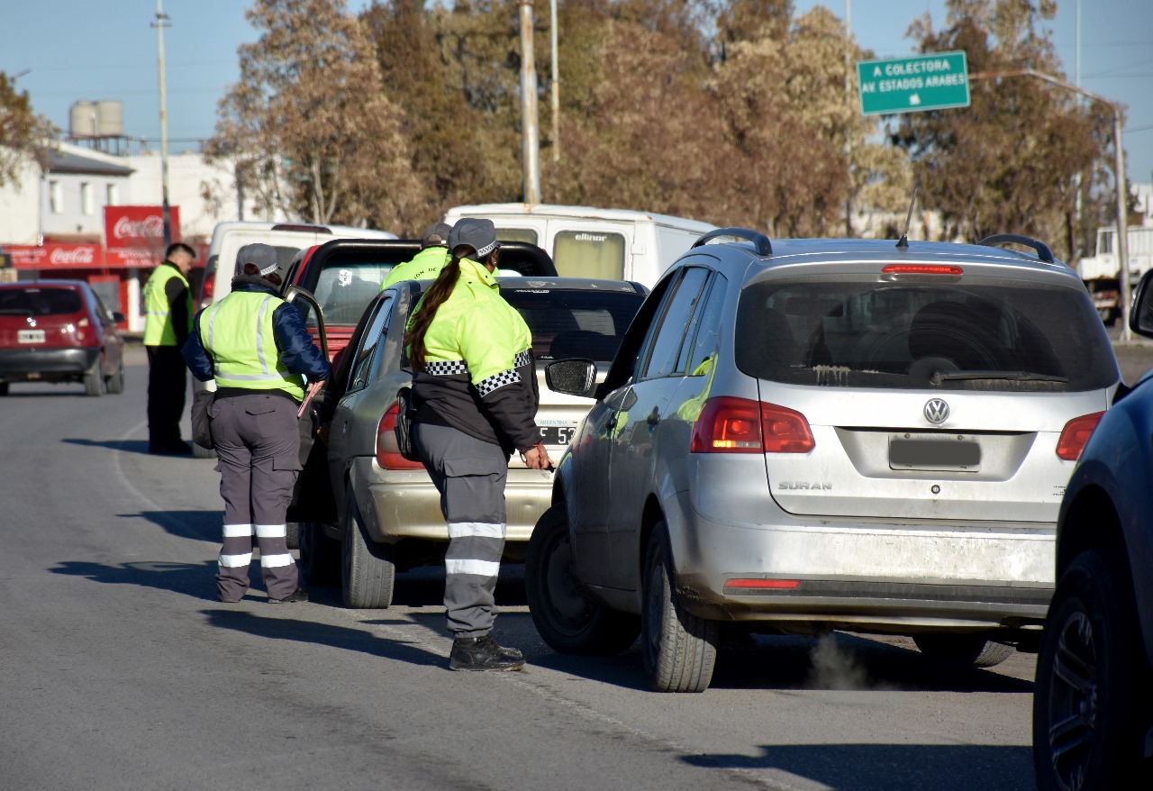 Trelew: Operativo conjunto de tránsito para reforzar la seguridad vial