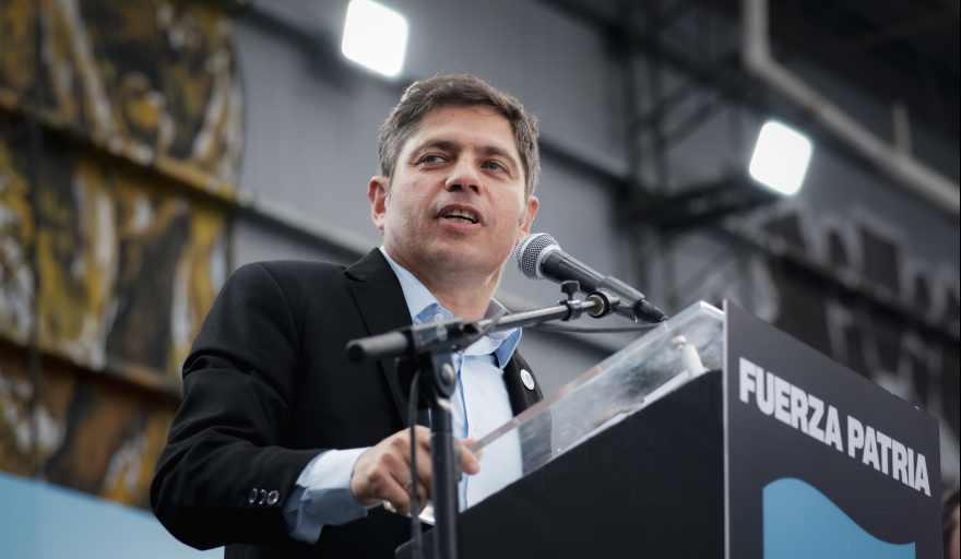 Kicillof cierra hoy la campaña de Fuerza Patria con actos en secciones clave y una “mateada” en La Plata