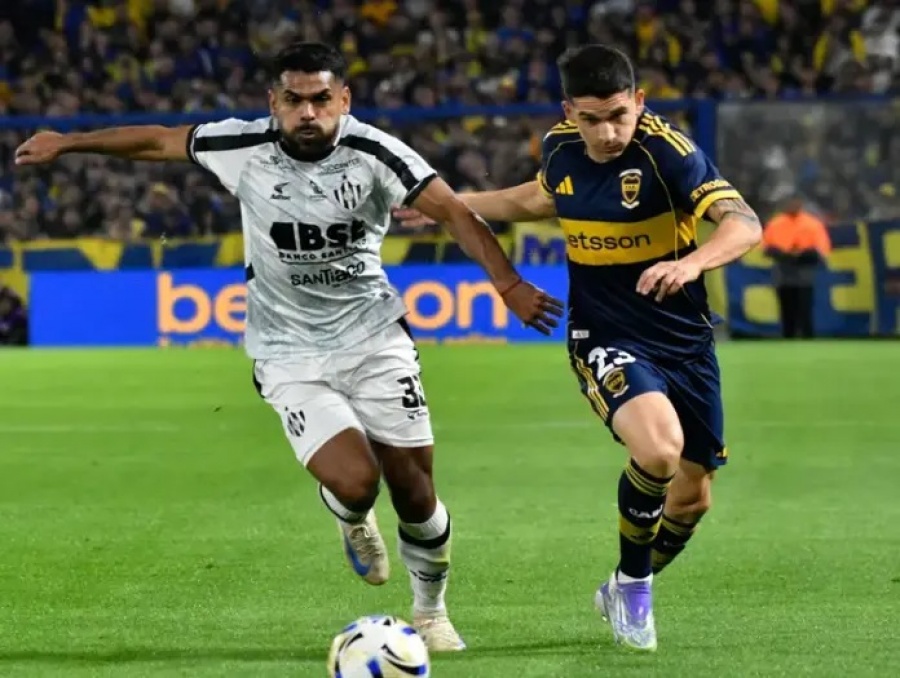 Boca igualó 2-2 con Central Córdoba en La Bombonera