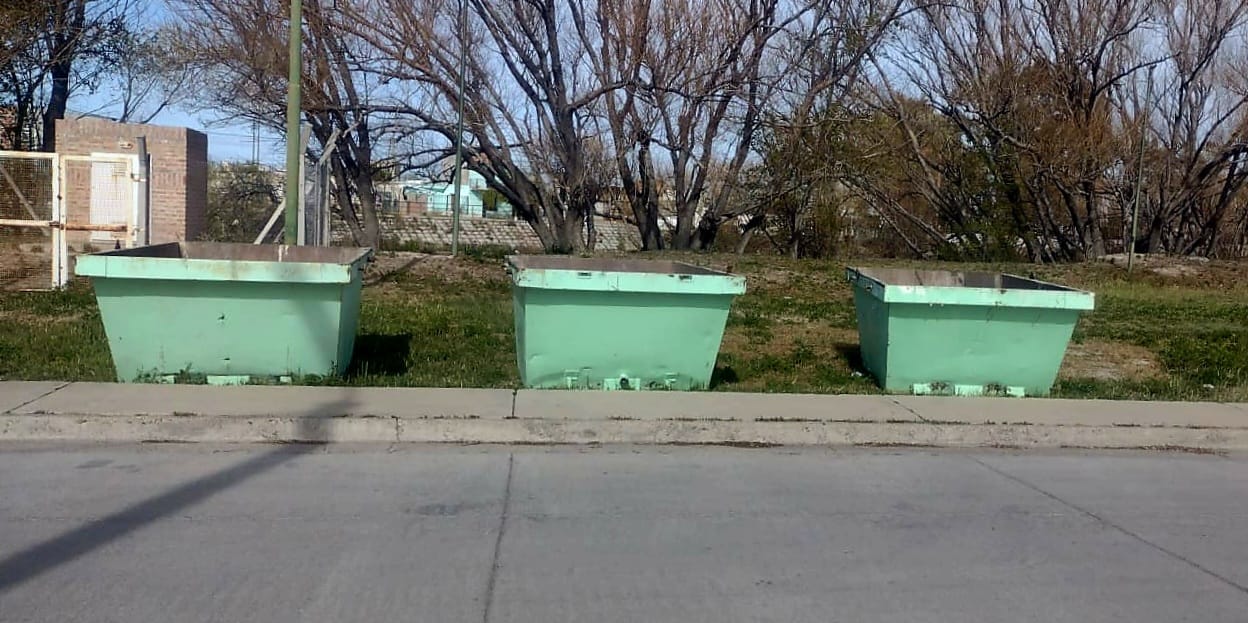 Programa ‘Eco Capital’: La Municipalidad de Rawson dispone volquetes en el barrio San Ramón