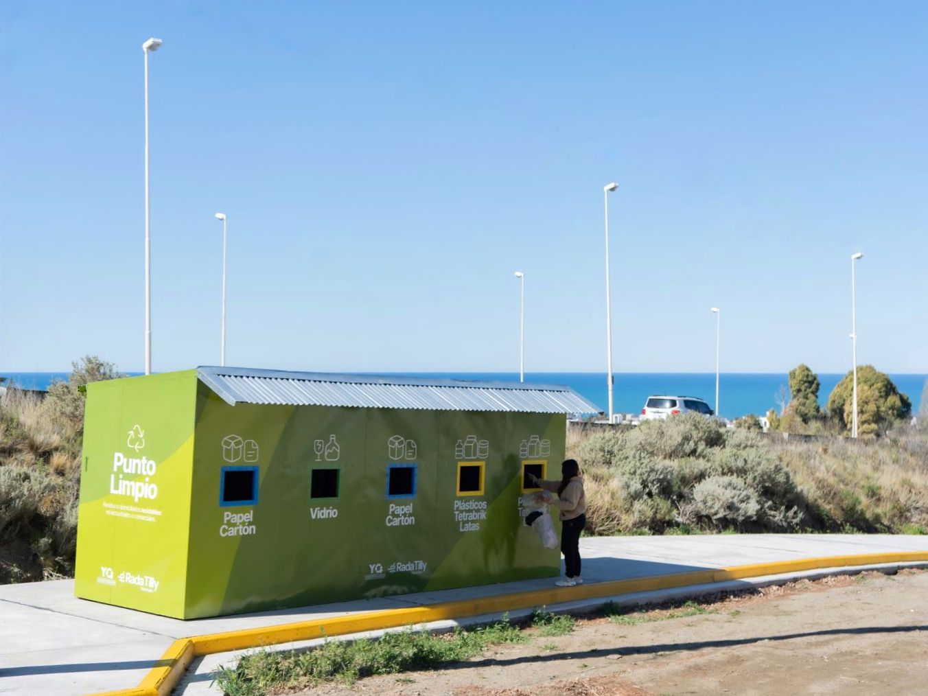 Rada Tilly suma un nuevo Punto Limpio en el Barrio El Mirador